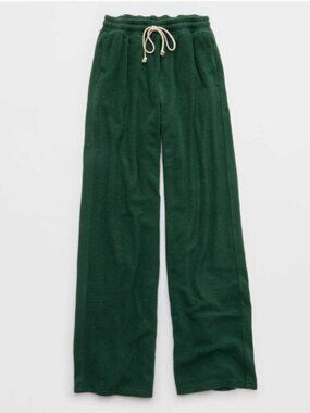 NWOT Aerie Sherpa Trouser Rugged Green Size Small